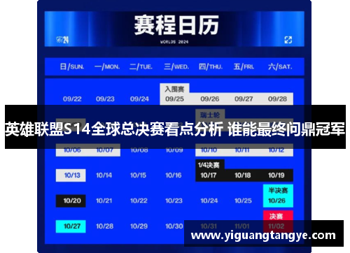 英雄联盟S14全球总决赛看点分析 谁能最终问鼎冠军